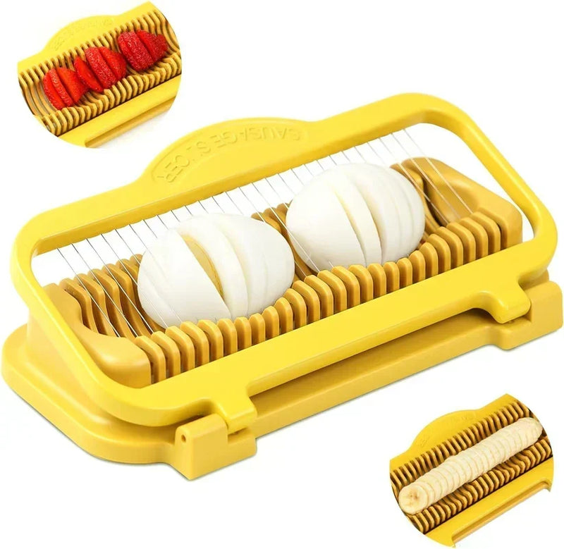 🔥LAST DAY 50% OFF🔥Egg Slicer for Hard Boiled Eggs Banana Slicer detail view