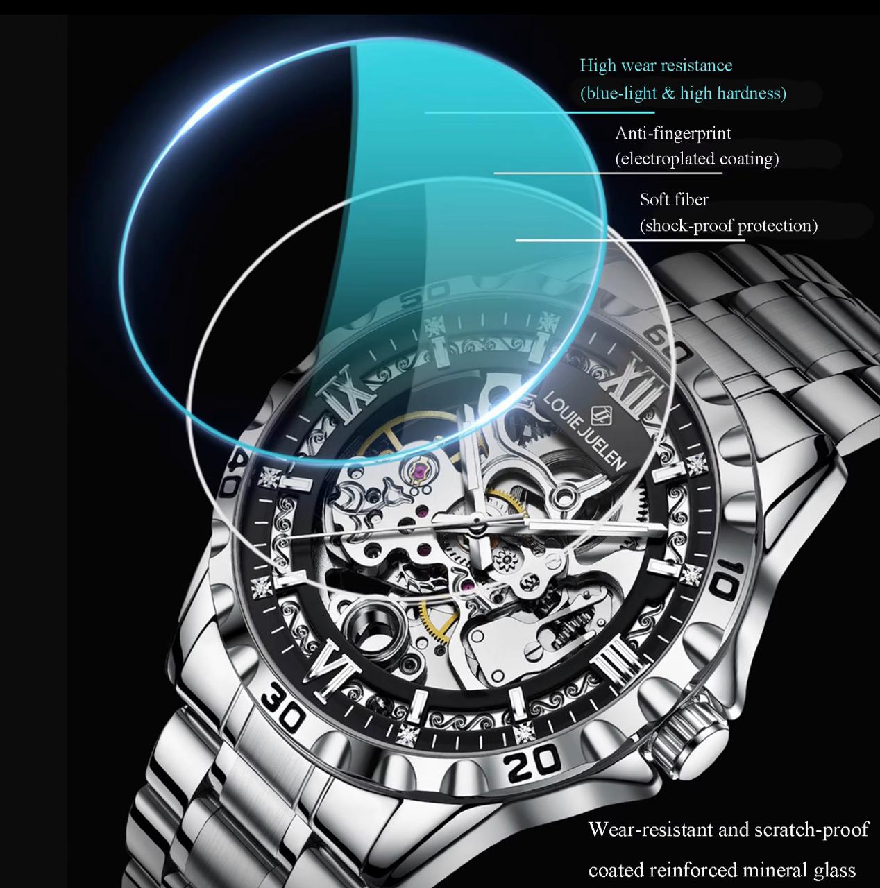 Men's Luxury Hollow Out Automatic Mechanical Watch